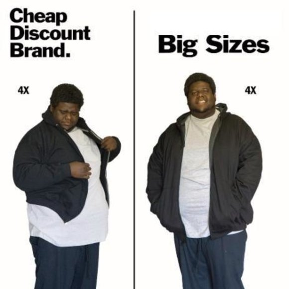 Big and Tall Zipper Front Hoodie up to 10X - Picture 1 of 2